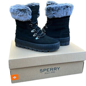 𝅺Nib Sperry Torrent Winter Fall Boots Black (5M)